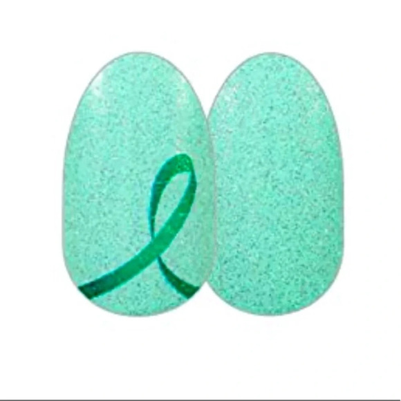Color Street Take Care NAMI Mental Health Awareness Set Mint Green Glitter New - Picture 5 of 8